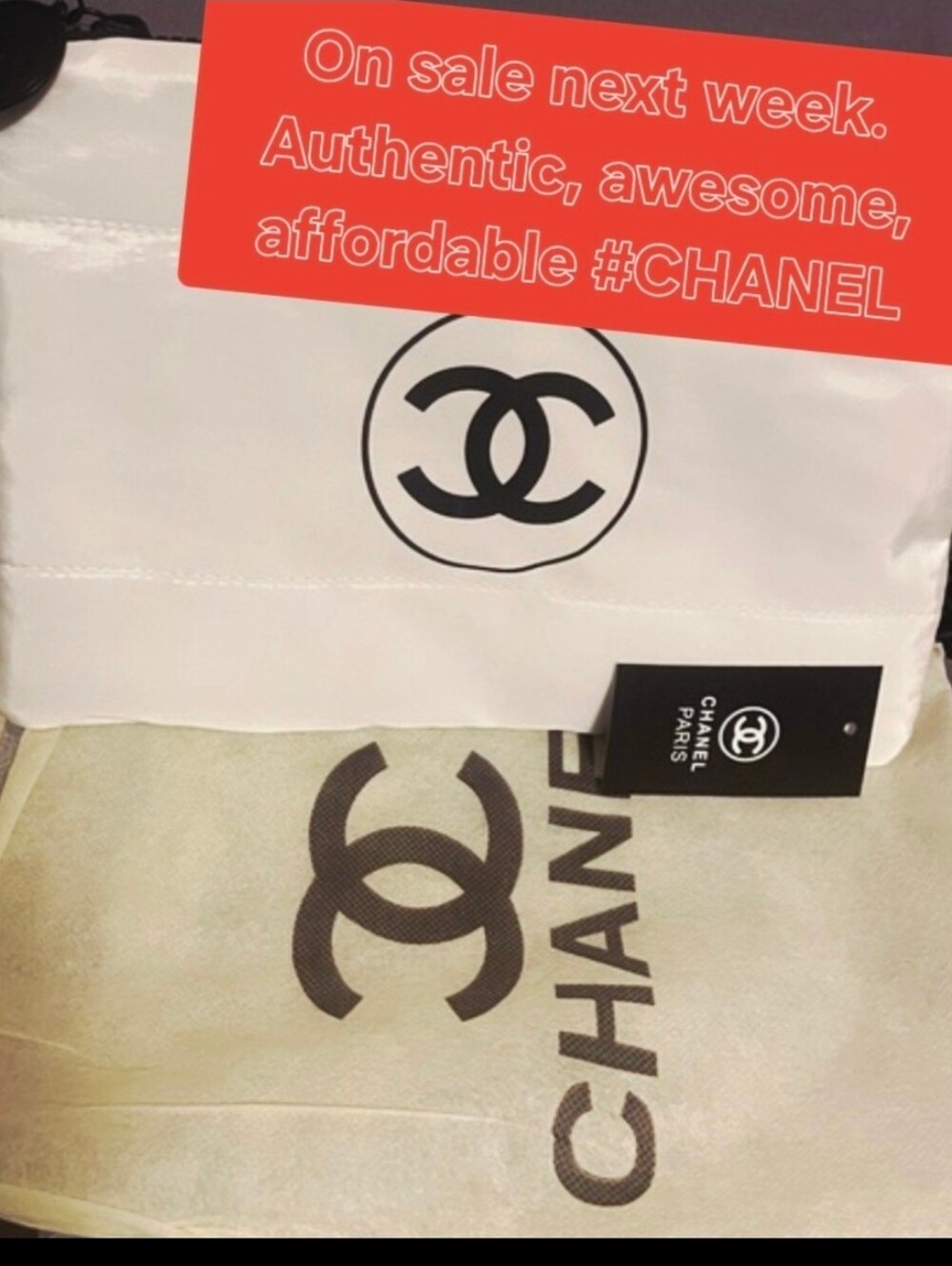 CHANEL GWP makeup bag+dustbag: COMING SOON! ♡GWP ITEM♡ 9.5x13"